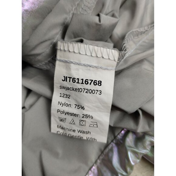 Shein Womens or Mens M Lightweight Iridescent Hooded Windbreaker Jacket - Picture 5 of 9